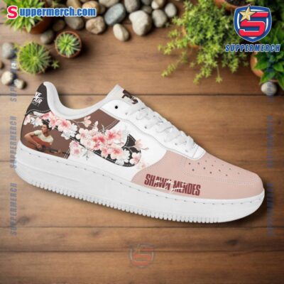 Shawn Mendes Cherry Blossoms Air Force Shoes-a ZtWo87a