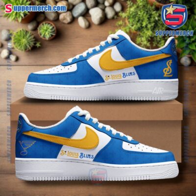 St. Louis Blues New Logo Air Force Shoes K7f8TgD