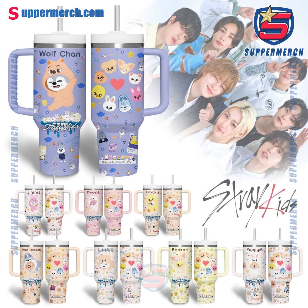 Stray Kids Evil Skzoo 40oz Tumbler With Handle Apm7sX6
