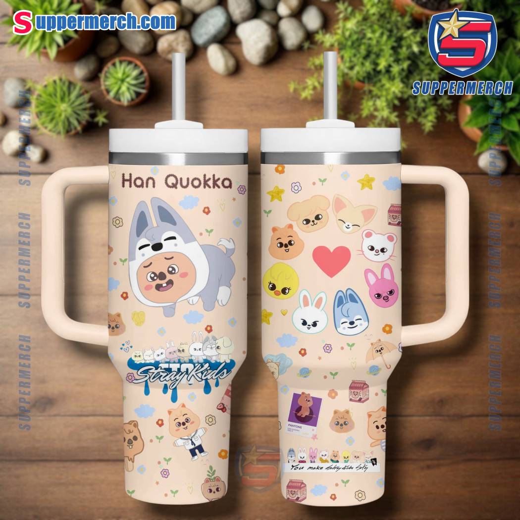 Stray Kids Evil Skzoo 40oz Tumbler With Handle-y xNmGVUh