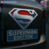 Superman Edition Laser Engraved Car Badge-a JWAftBE