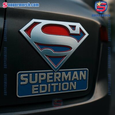 Superman Edition Laser Engraved Car Badge-a JWAftBE