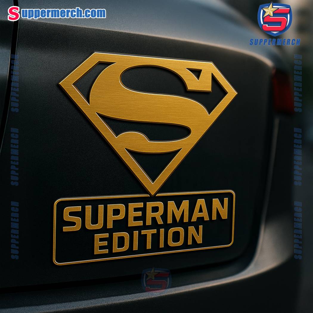Superman Edition Laser Engraved Car Badge-c 186fBuK