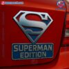 Superman Edition Laser Engraved Car Badge 2w7zX89