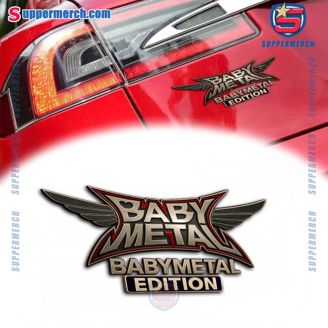 Babymetal Edition Laser Engraved Car Badge-c sa17CRD