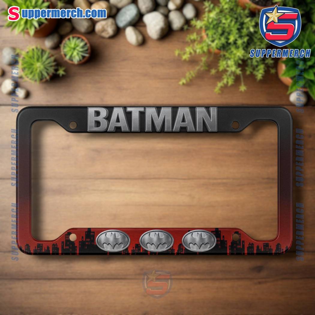 Batman License Plate Frame AbFjXqL