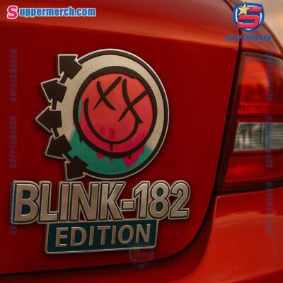 Blink-182 Edition Laser Engraved Car Badge mVhijxb