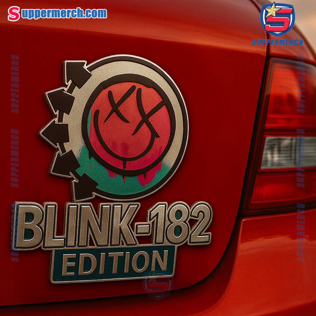 Blink-182 Edition Laser Engraved Car Badge mVhijxb