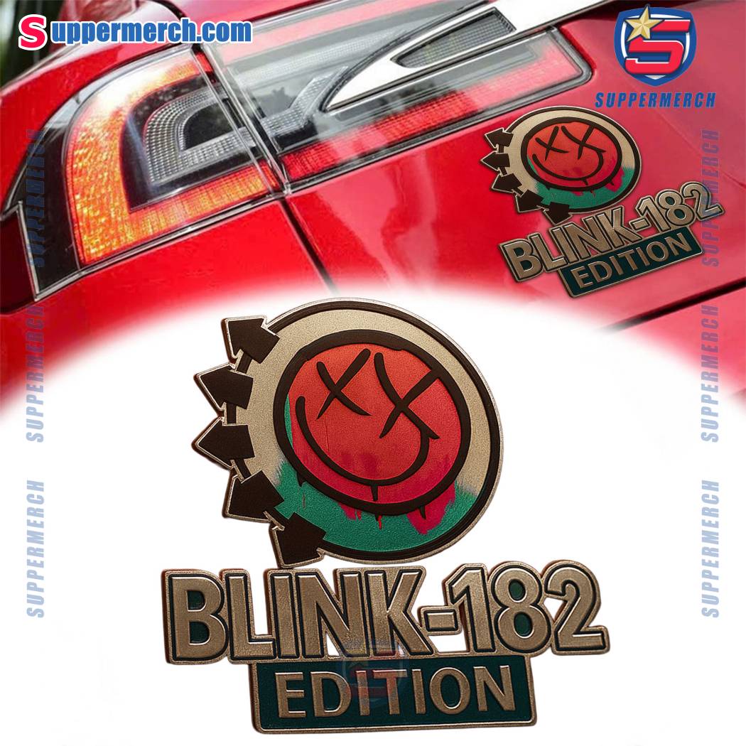 Blink-182 Edition Laser Engraved Car Badge-c uOB4HQM