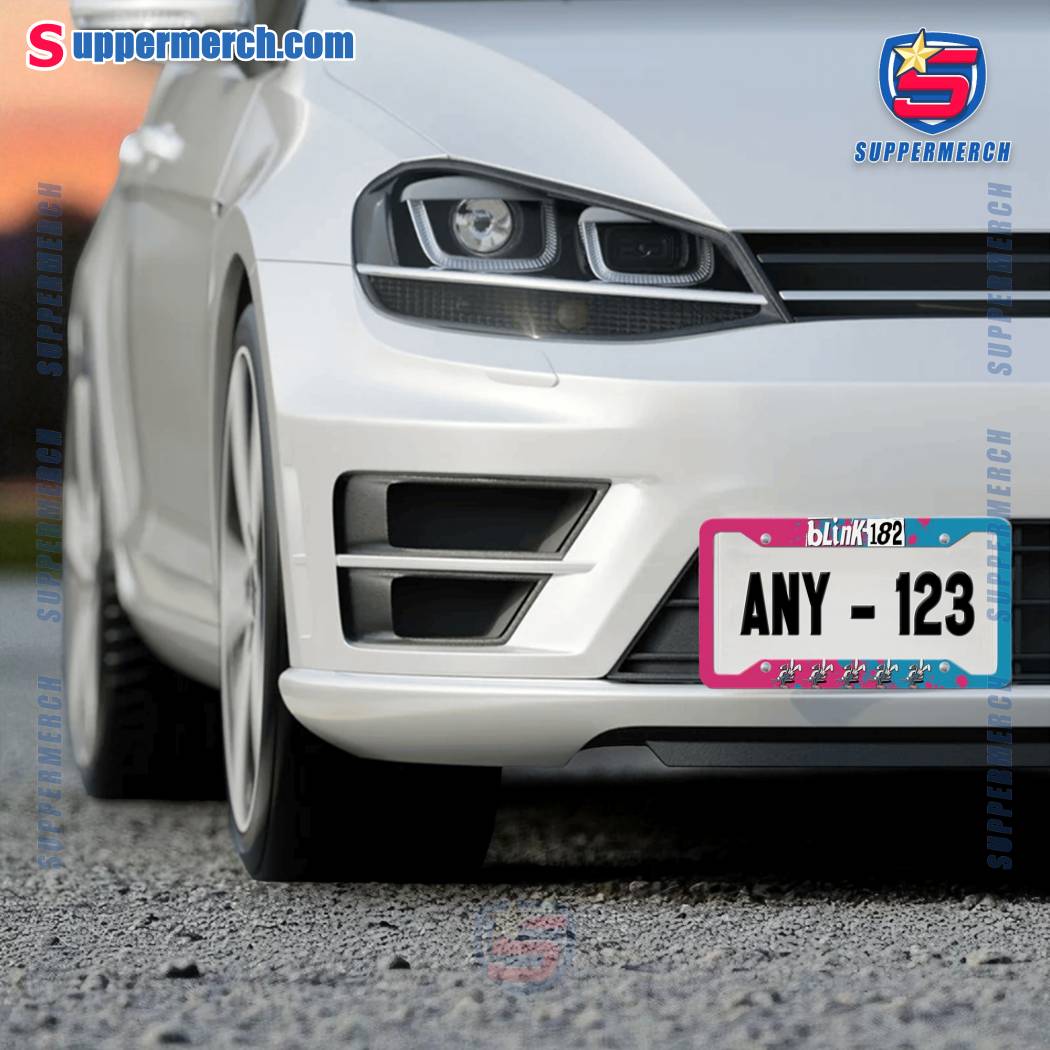 Blink-182 License Plate Frame-b JBmXfLV