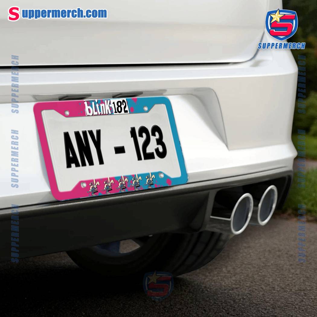 Blink-182 License Plate Frame-c 54mEekn