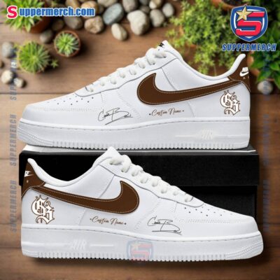 Chris Brown Breezy Bowl XX Signatures White Personalized Air Force Shoes IvuSzjD