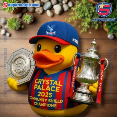 Crystal Palace 2025 Community Shield Champions Rubber Duck CeOWS4r