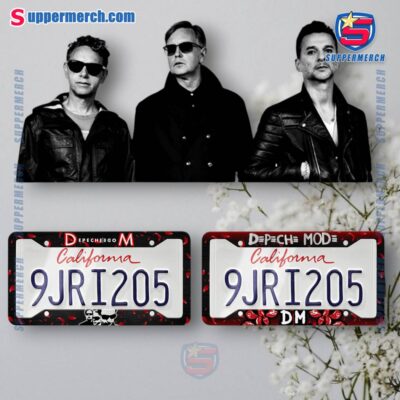 Depeche Mode License Plate Frame iKQFuYN
