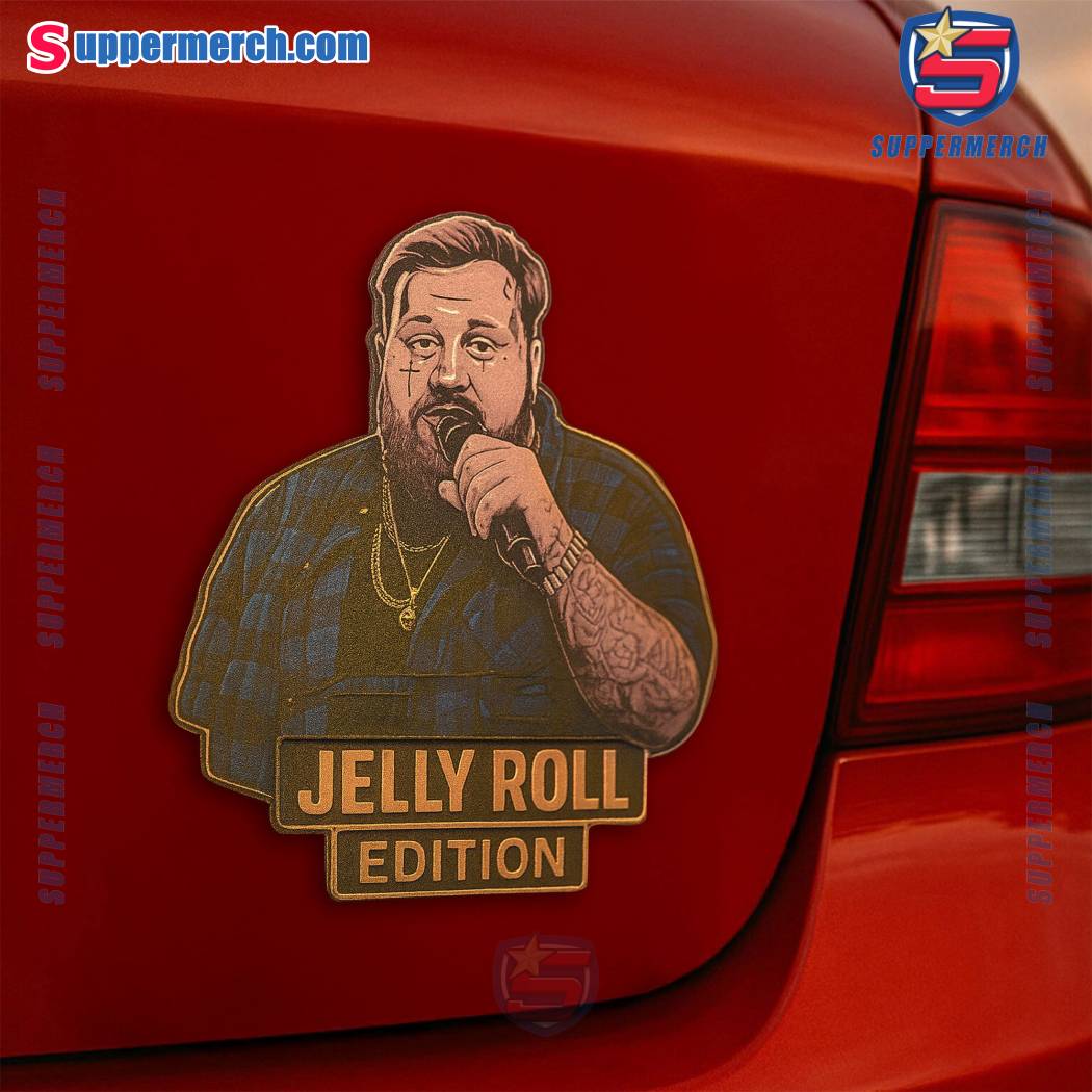 Jelly Roll Edition Laser Engraved Car Badge-a m8iMOtv