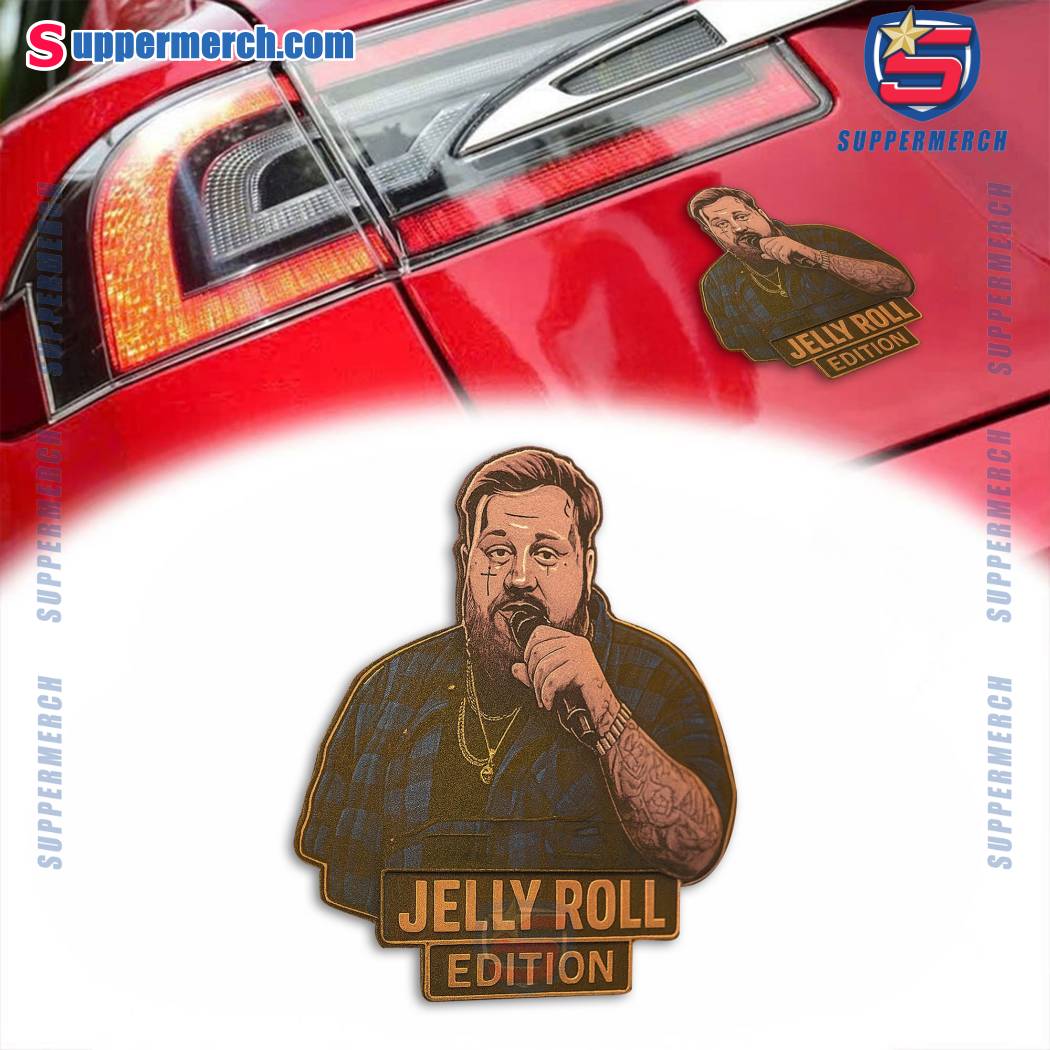 Jelly Roll Edition Laser Engraved Car Badge-c vIPBhbU