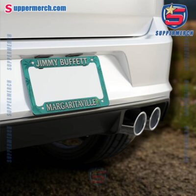 Jimmy Buffett Margaritaville License Plate Frame-a kmHWPOM