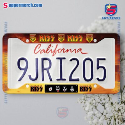 Kiss License Plate Frame oimnZ5X
