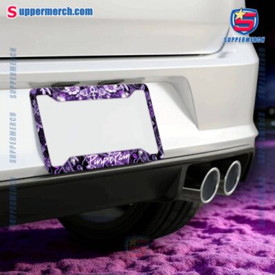 Prince Purple Rain License Plate Frame-a zTetLbv