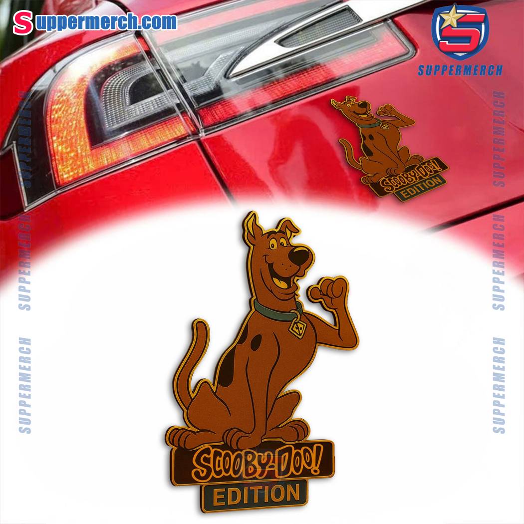 Scooby-doo Edition Laser Engraved Car Badge-b NElF2W8