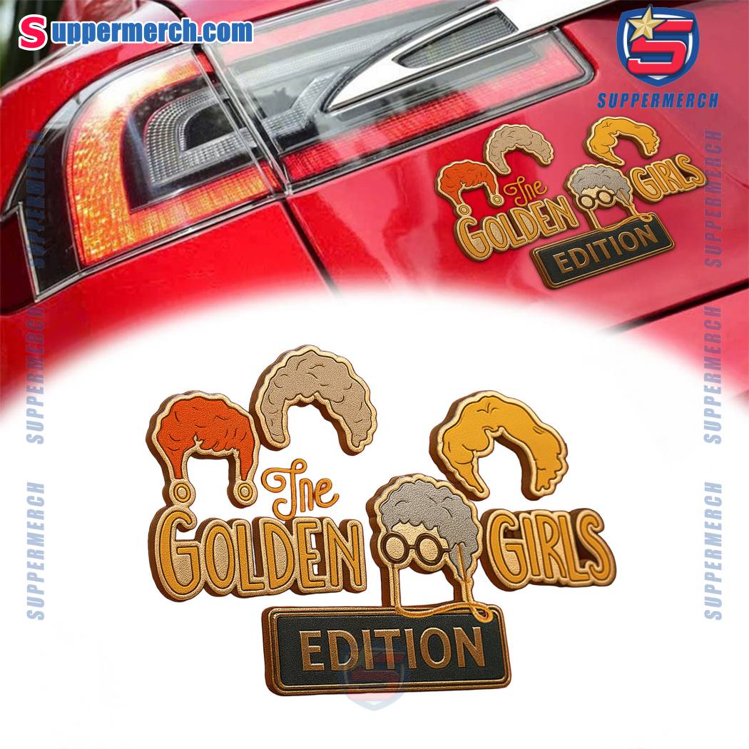 The Golden Girls Edition Laser Engraved Car Badge-b 2XsG1aT