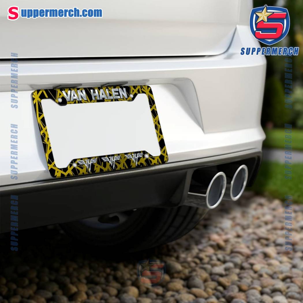 Van Halen License Plate Frame-c xPYg7h3