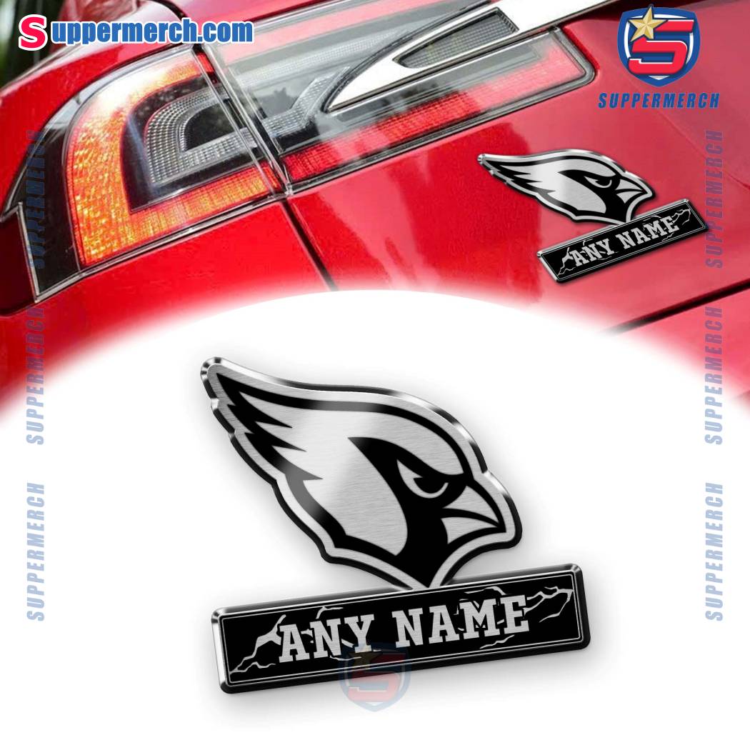 Arizona Cardinals Personalized Laser Engraved Car Badge P0JzZnw