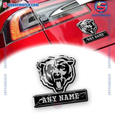 Chicago Bears Personalized Laser Engraved Car Badge Xpyrkqw