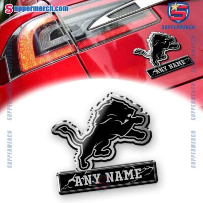 Detroit Lions Personalized Laser Engraved Car Badge 32rhkR0