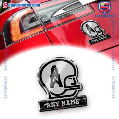 Houston Oilers Personalized Laser Engraved Car Badge acLBU09