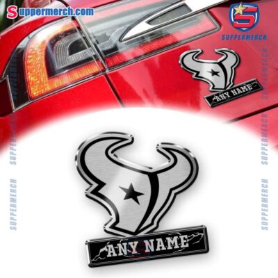 Houston Texans Personalized Laser Engraved Car Badge LehWxgO