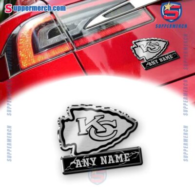 Kansas City Chiefs Personalized Laser Engraved Car Badge TKSP8oW