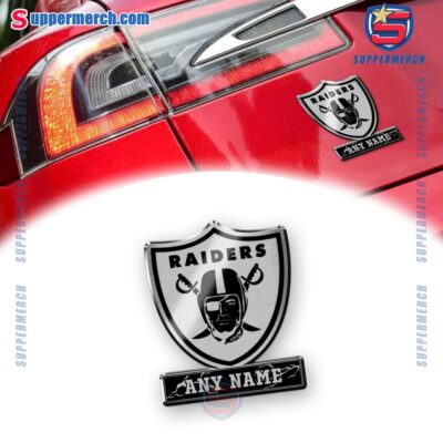 Las Vegas Raiders Personalized Laser Engraved Car Badge 3LGcEIe