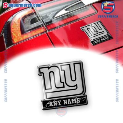 New York Giants Personalized Laser Engraved Car Badge QM5C3DW