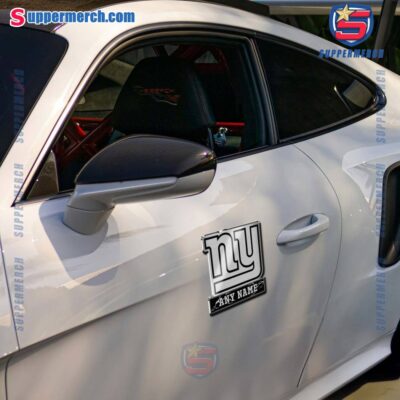New York Giants Personalized Laser Engraved Car Badge-a HwxsEiT