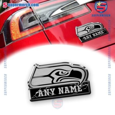 Seattle Seahawks Personalized Laser Engraved Car Badge xfetKSF