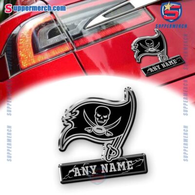Tampa Bay Buccaneers Personalized Laser Engraved Car Badge VWODxZJ