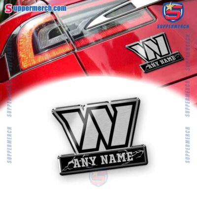 Washington Commanders Personalized Laser Engraved Car Badge FpvS13e