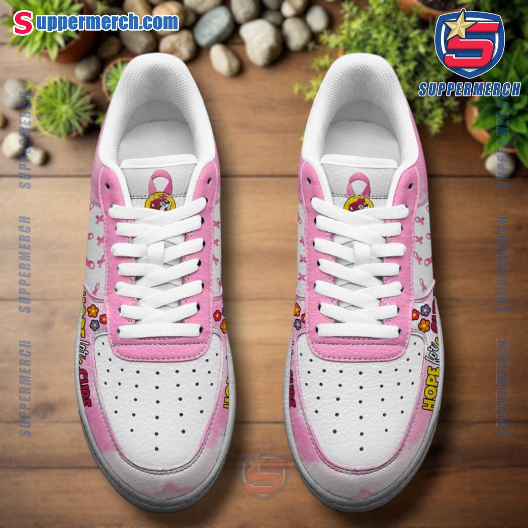 Buc-ee's Hope For A Cure Air Force Shoes-a 84Dsypx