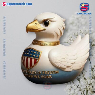 Eagle-winged 250 Years Of Freedom United We Soar Rubber Duck jgA3owD