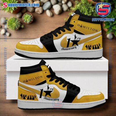 Hamilton 10 Years Anniversary Air Jordan High Top Shoes qVrIn7S