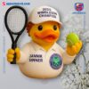 Jannik Sinner Wimbledon Champion 2025 Rubber Duck-a tFBDdb3