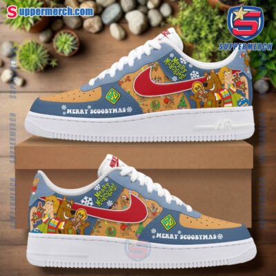 Scooby-doo Merry Scoobymas Merry Munchies Air Force Shoes lQIHBfq