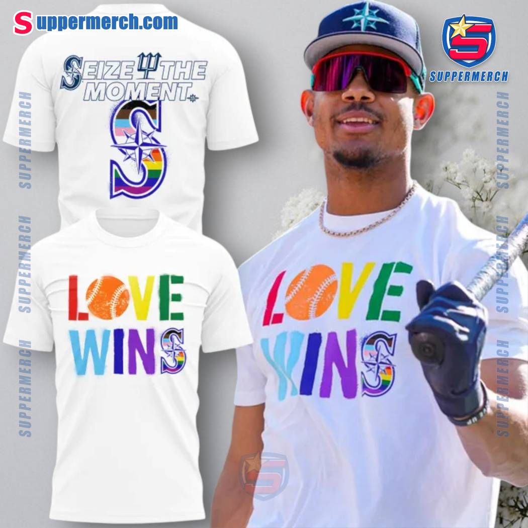 Seattle Mariners Love Wins T-shirt m3Lk6vE