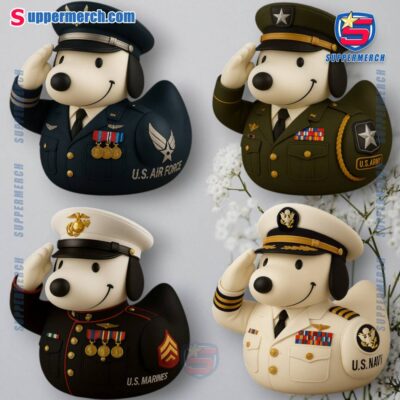 Snoopy U.S. Military Tribute Duck bdDNCJx