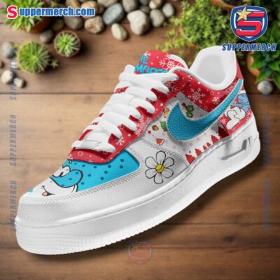 The Smurfs Christmas Air Force Shoes-a nQf1Sml